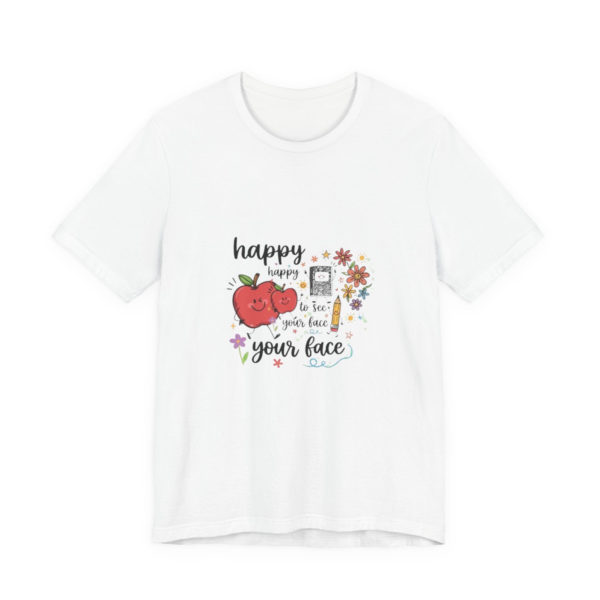Happy to See Your Face T-Shirt | Cute Kawaii Tomato Graphic Tee