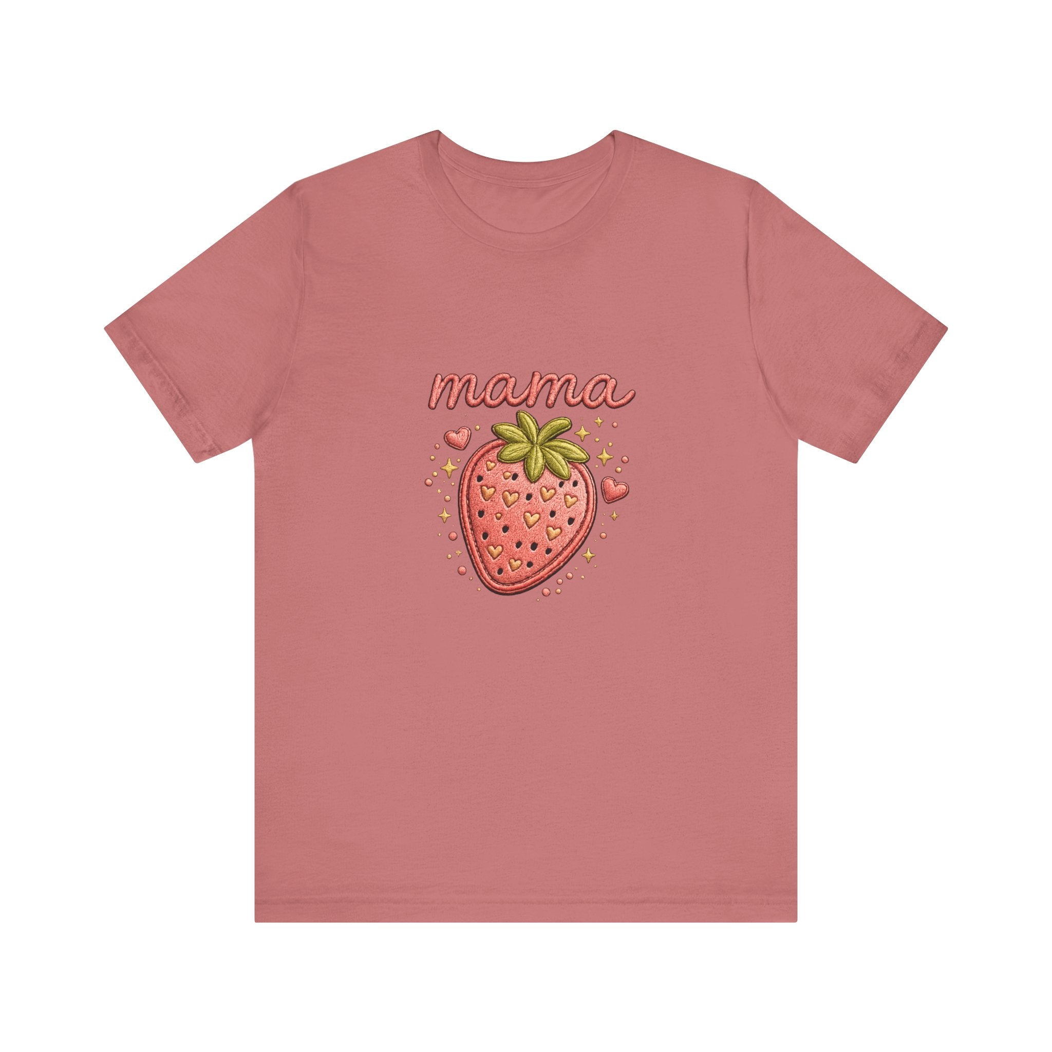 Strawberry Mama T-Shirt | Cute Fruit Mom Graphic Tee