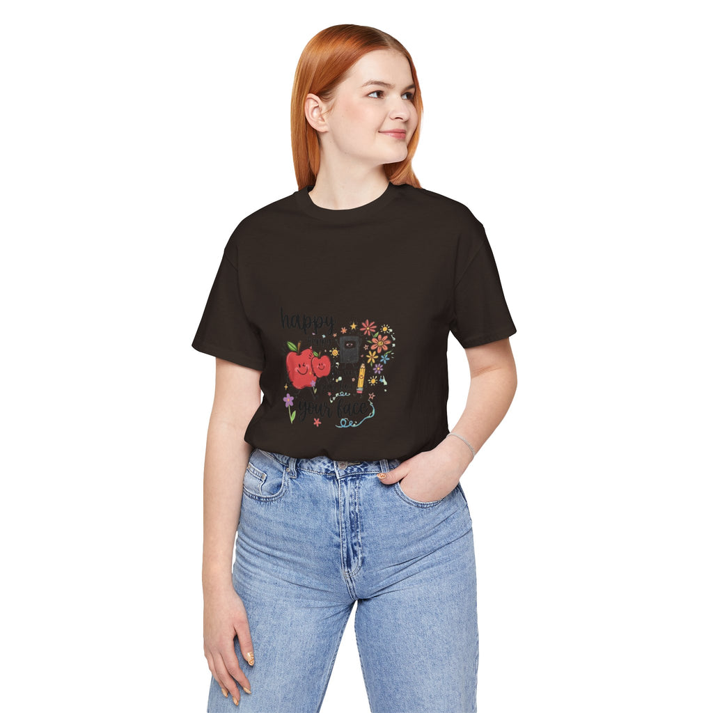 Happy to See Your Face T-Shirt | Cute Kawaii Tomato Graphic Tee