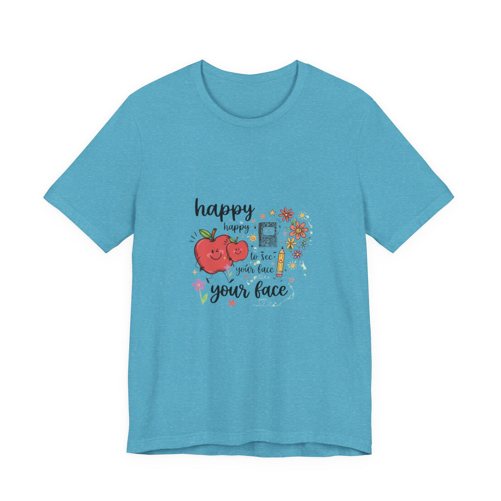 Happy to See Your Face T-Shirt | Cute Kawaii Tomato Graphic Tee