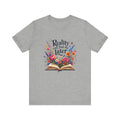 Reality Can Find Me Later tee | Open Book Floral Design