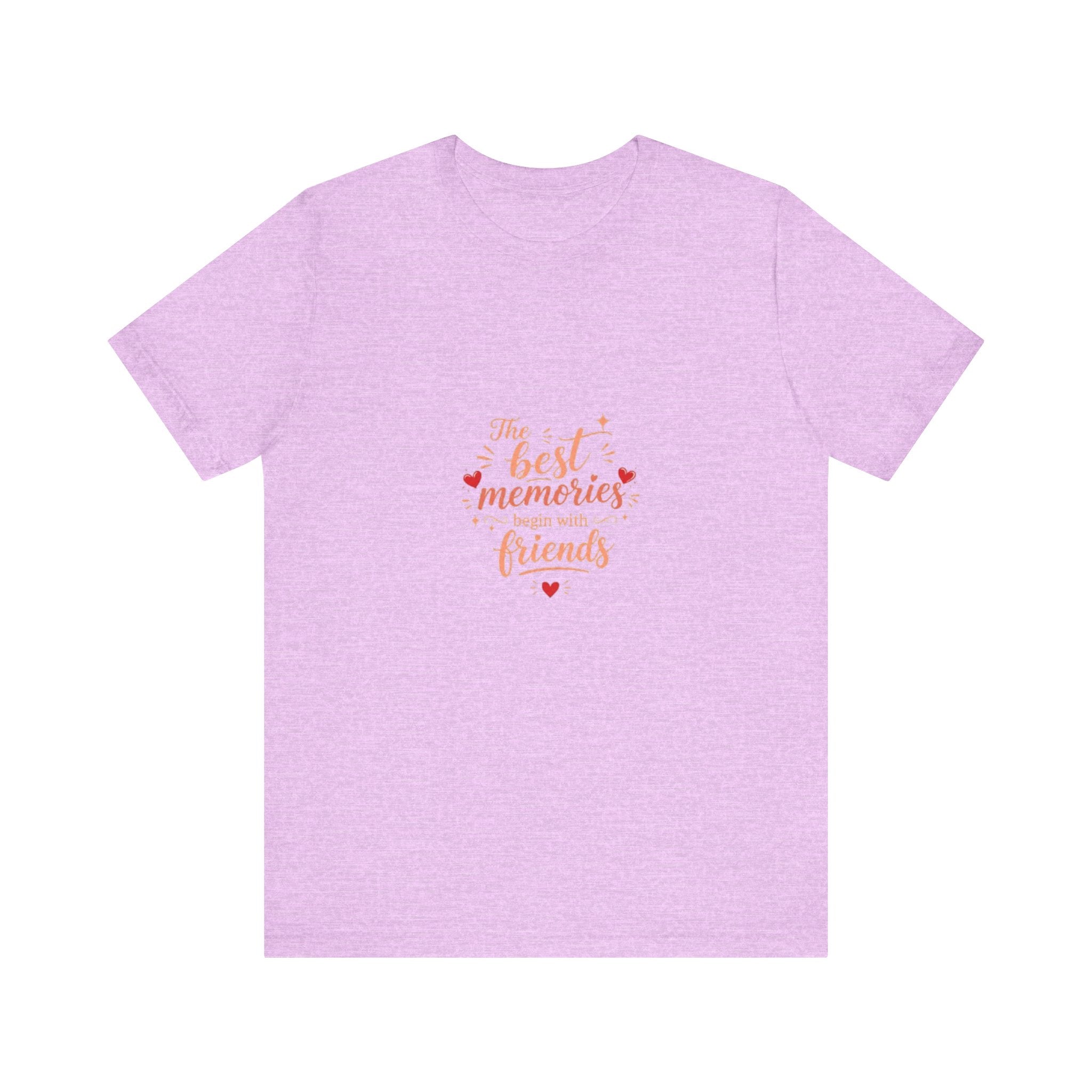 Best Memories Made With Friends T-Shirt | Friendship Quote Tee