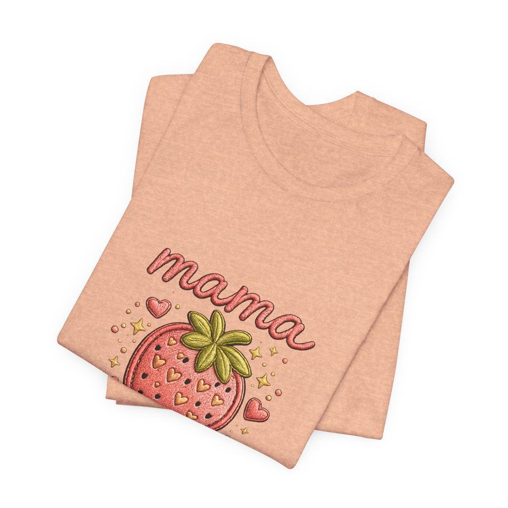 Strawberry Mama T-Shirt | Cute Fruit Mom Graphic Tee