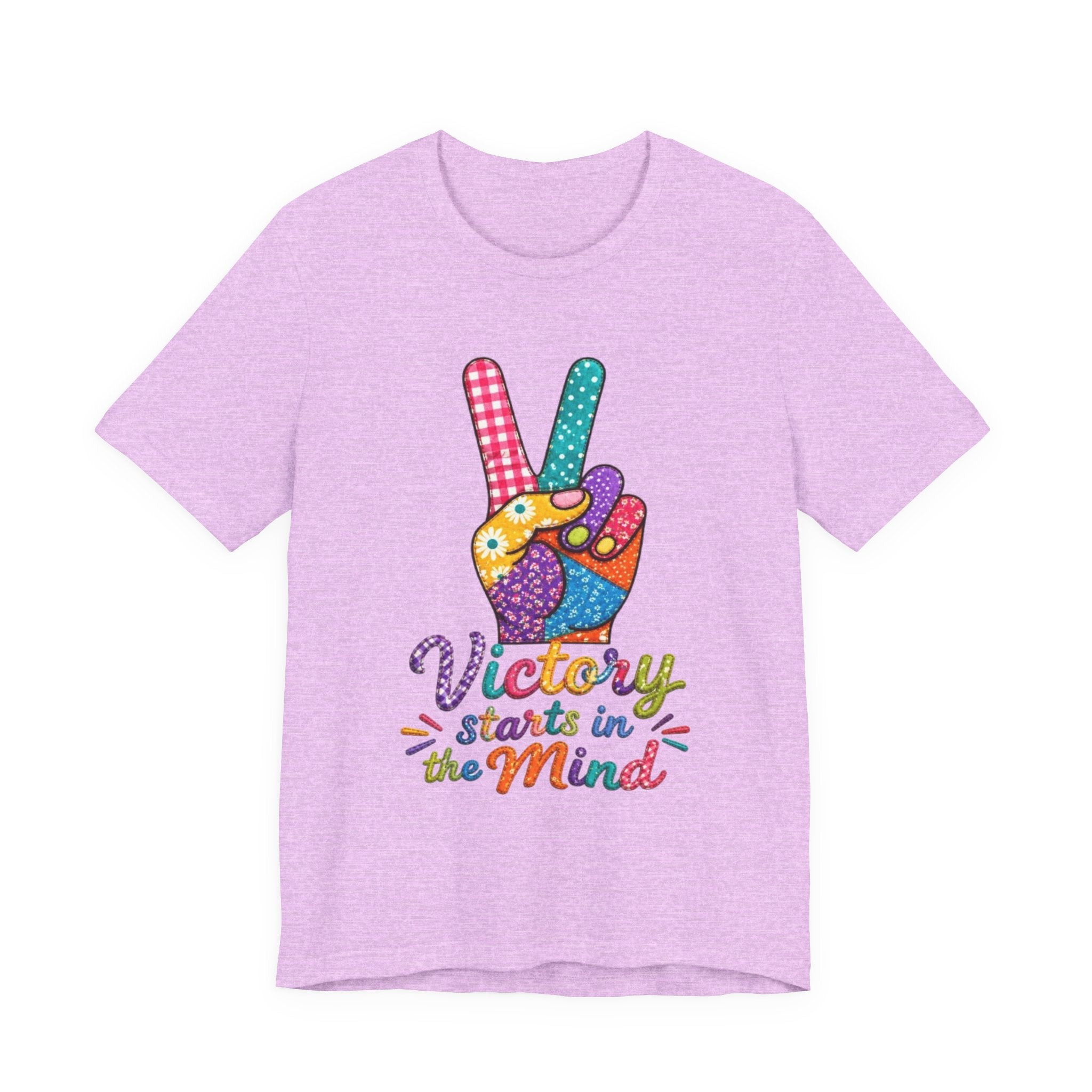 Victory Starts in the Mind Tee | Peace Sign Graphic T-Shirt