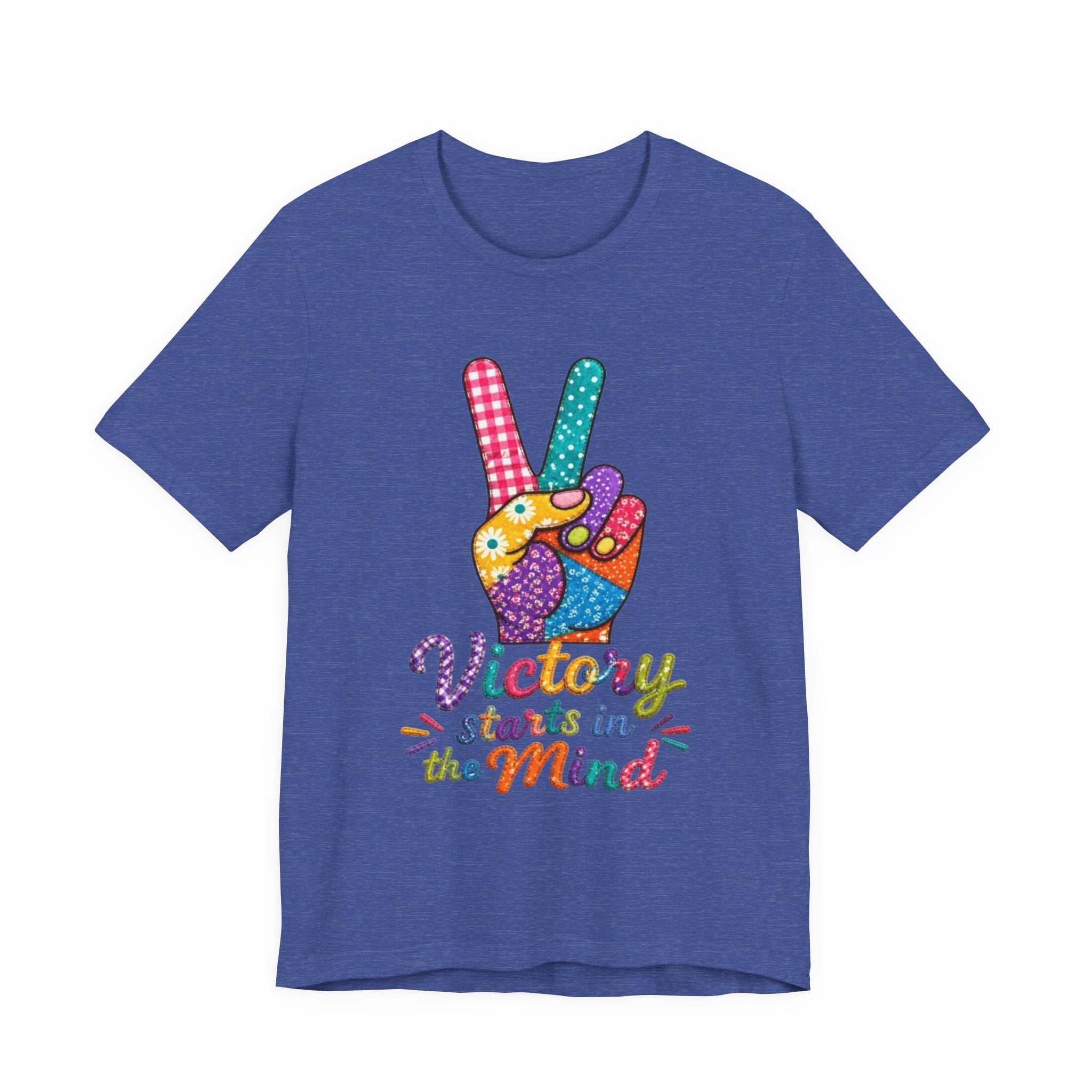Victory Starts in the Mind Tee | Peace Sign Graphic T-Shirt