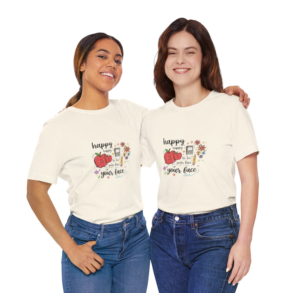 Happy to See Your Face T-Shirt | Cute Kawaii Tomato Graphic Tee