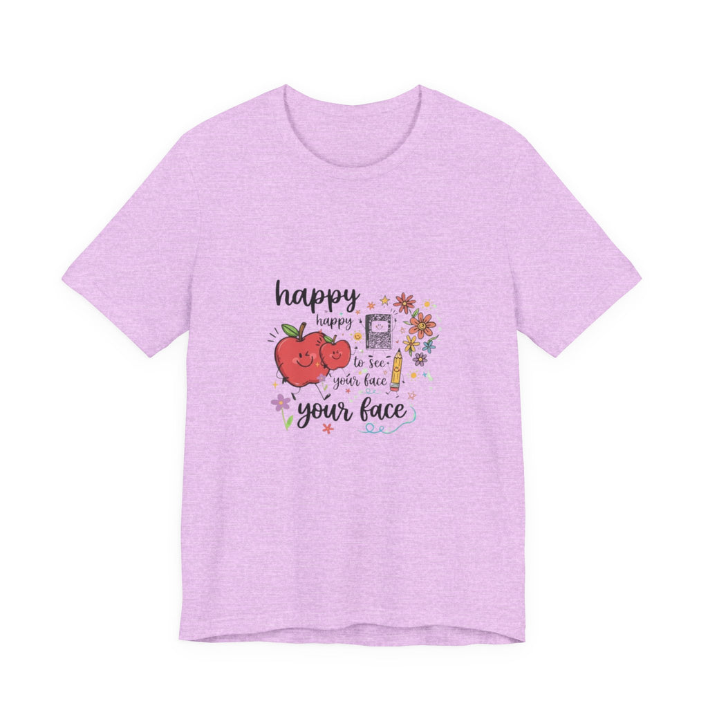 Happy to See Your Face T-Shirt | Cute Kawaii Tomato Graphic Tee