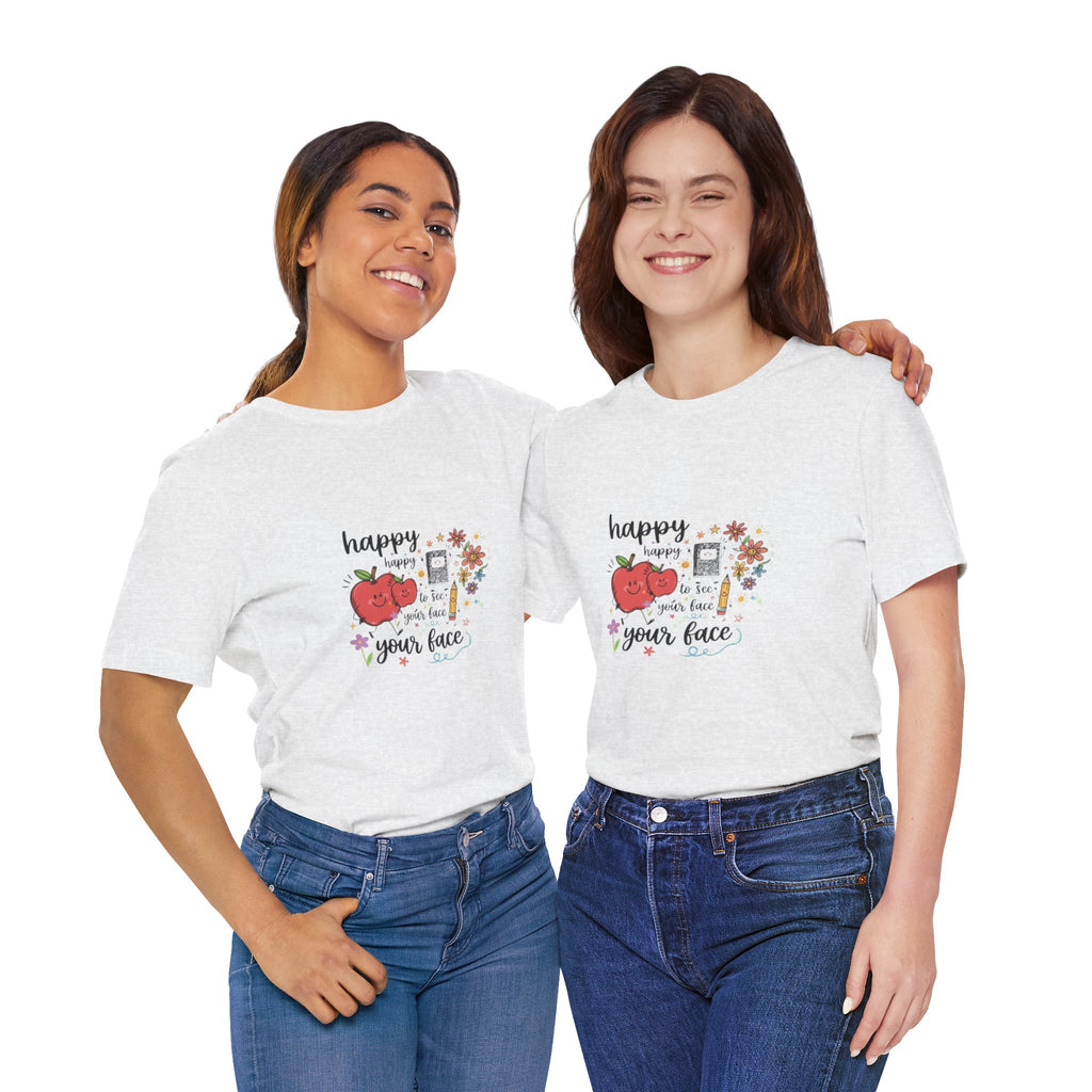 Happy to See Your Face T-Shirt | Cute Kawaii Tomato Graphic Tee