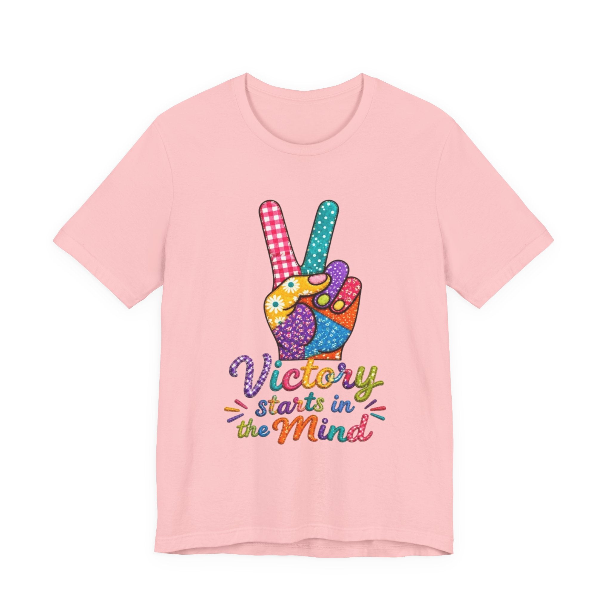 Victory Starts in the Mind Tee | Peace Sign Graphic T-Shirt