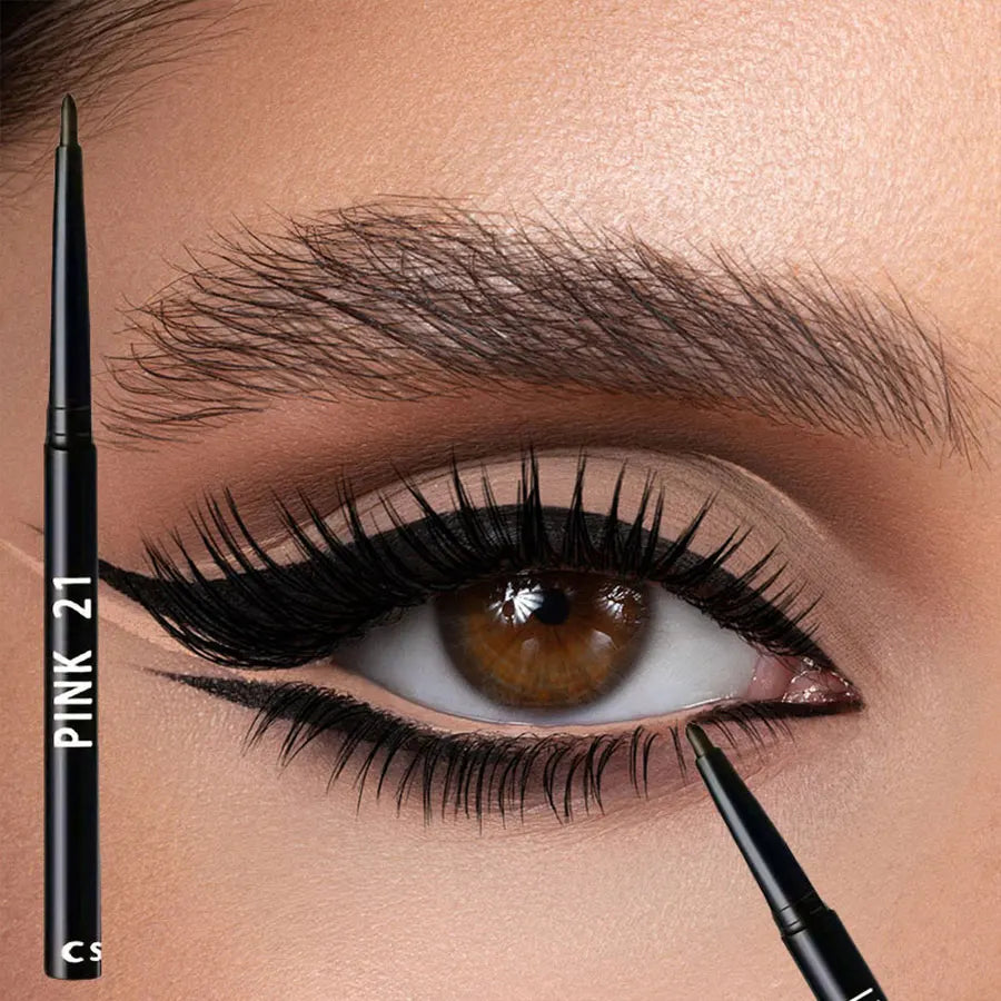 3pcs Waterproof Black Eyeliner Pencils-Smudge-Proof, Long-Lasting &Beginner-Friendly Eye Makeup eyes