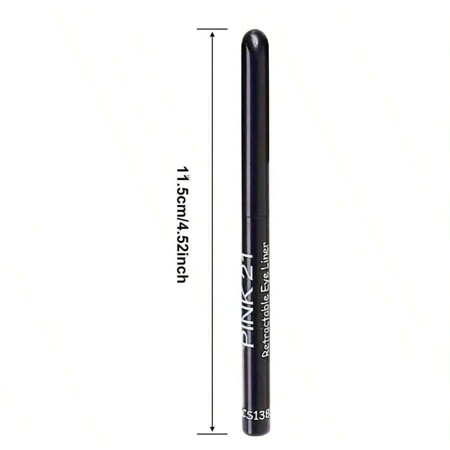 3pcs Waterproof Black Eyeliner Pencils-Smudge-Proof, Long-Lasting &Beginner-Friendly Eye Makeup eyes