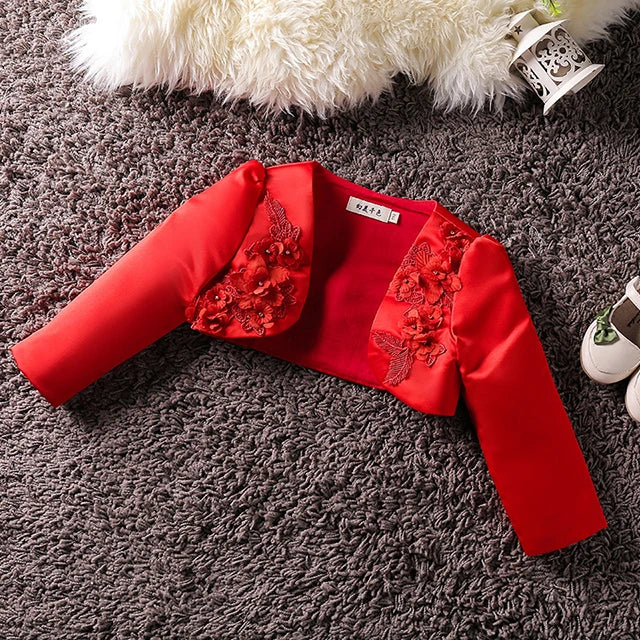 Baby Girl Clothing Embroidered Coat Princess Short Cape Infant Jackets  girls jackets and coats