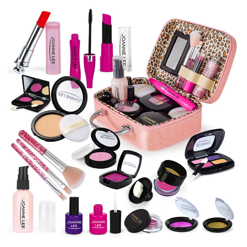 Kids Toys Simulation Cosmetics Set Pretend Makeup Toys Girls Play House Simulation Make up Educational Toys for Girls Fun Game kids makeup