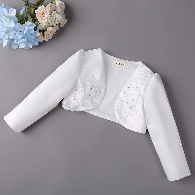 Baby Girl Clothing Embroidered Coat Princess Short Cape Infant Jackets  girls jackets and coats