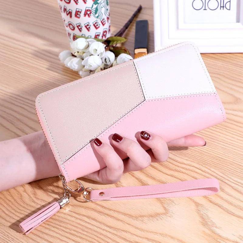 Fashion Wallets Zipper Coin Purse Lady Long Short Purses Handbags Women Clutch Cards Holder PU Leather Moneybag Billfold Wallet bags