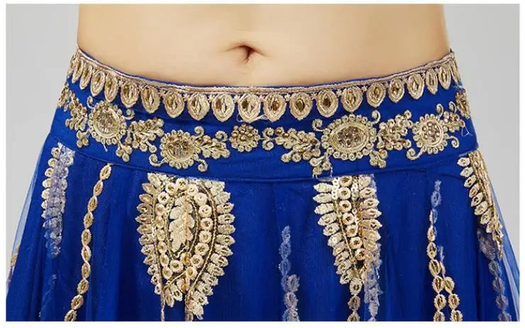 New India Clothing Sarees For Woman  Lehenga Choli Belly Dancing Pakistan Blue Embroideried Gorgeous party lehnga