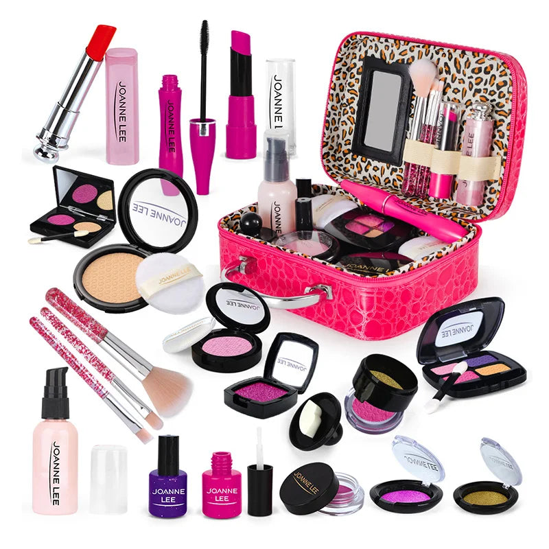 Kids Toys Simulation Cosmetics Set Pretend Makeup Toys Girls Play House Simulation Make up Educational Toys for Girls Fun Game kids makeup