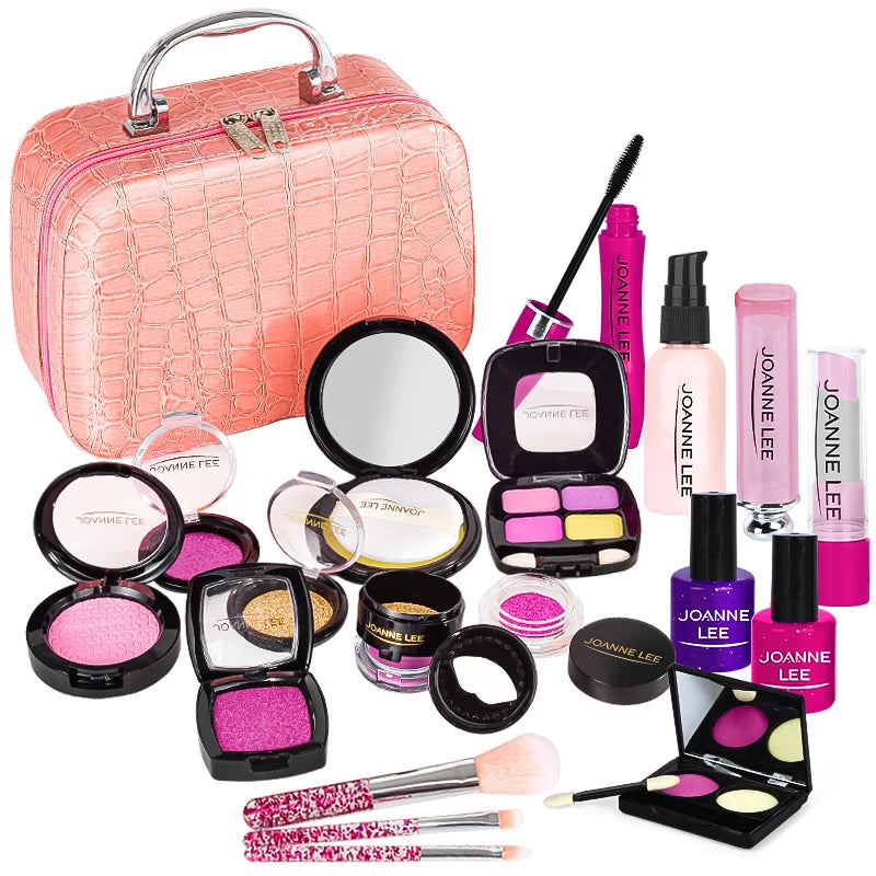 Kids Toys Simulation Cosmetics Set Pretend Makeup Toys Girls Play House Simulation Make up Educational Toys for Girls Fun Game kids makeup