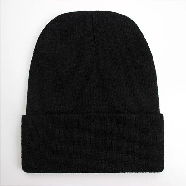 Solid Unisex Beanie Autumn Winter Wool Blends Soft Warm Knitted Cap Men Women SkullCap Hats Gorro Ski Caps 24 Colors Beanies caps