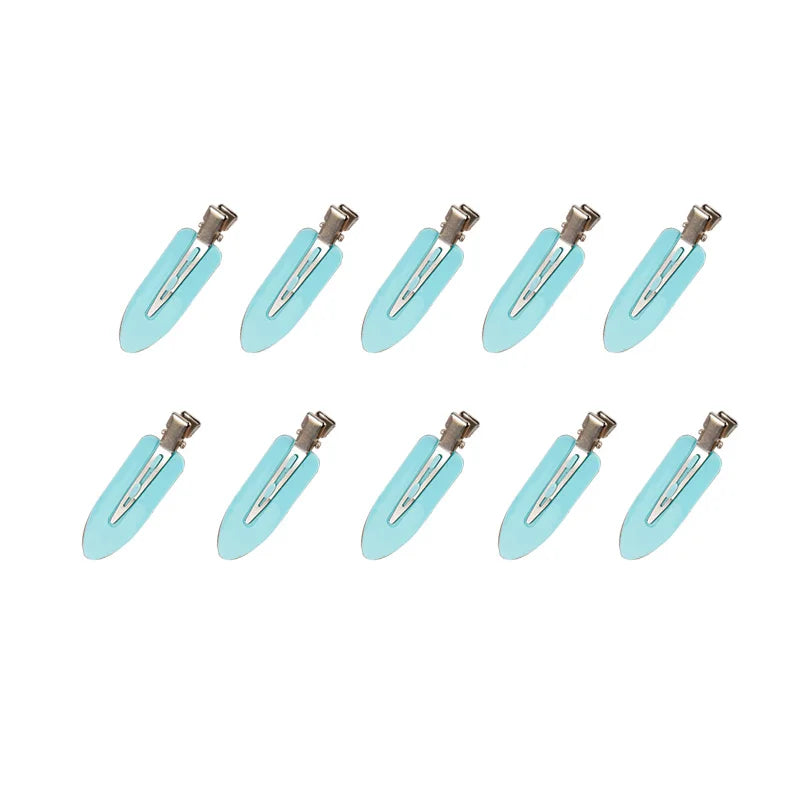 10pcs/set No Crease Basic Hair Clips For Women Girls Hair Styling Makeup No Bend Hairpins Barrettes Fashion Hair Accessories   hairclips