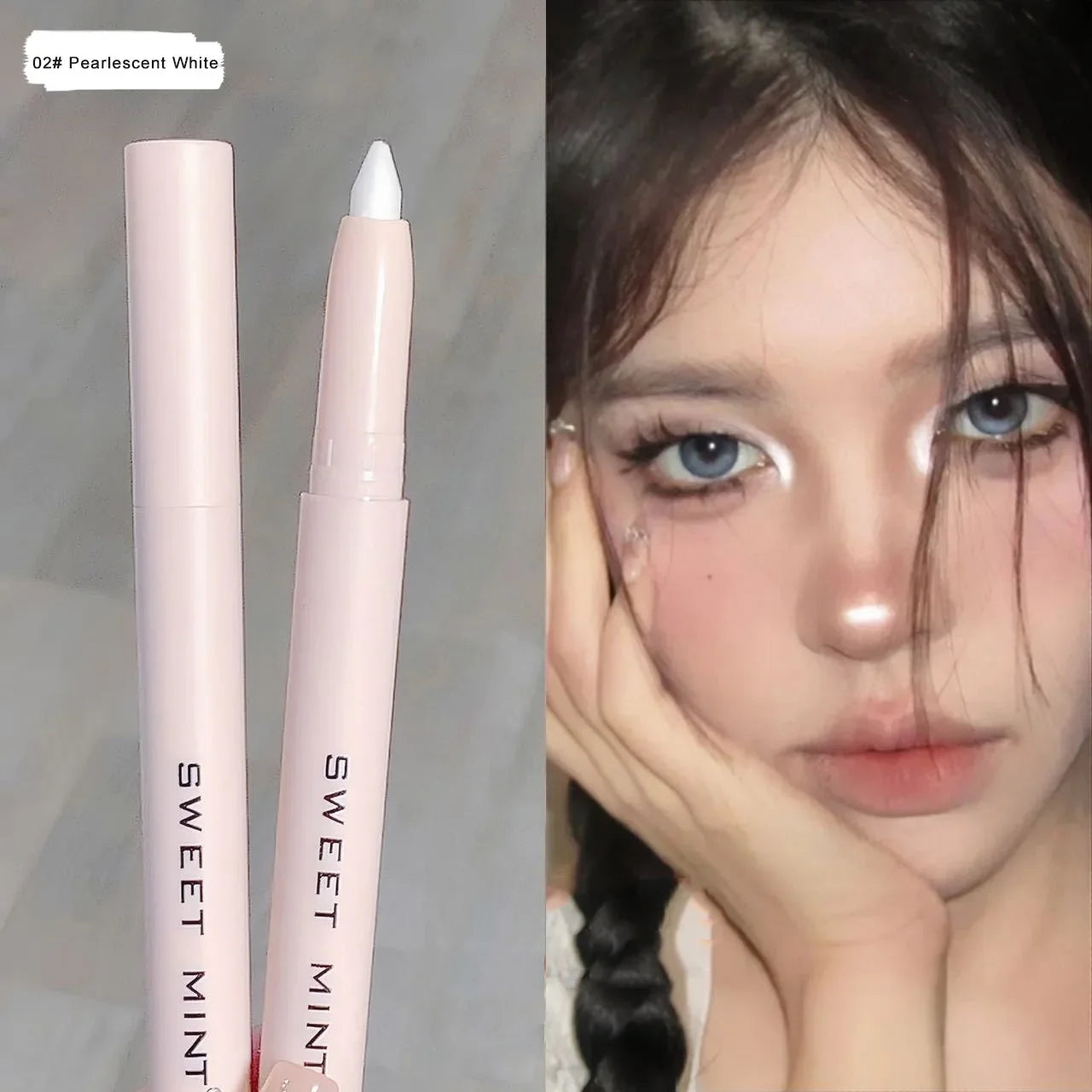 Eye Shadow Lying Silkworm Highlighter Pen Korean Eyes Makeup Matte White Pearl High-gloss Brightening Glitter Eyeshadow Stick eyes