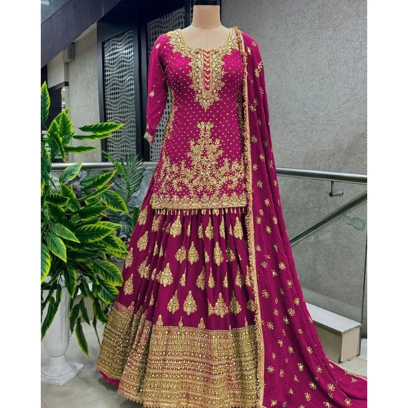 Designer Lehenga CholI Bollywood Wedding Party in India Pakistani Wear Readymade party lehnga