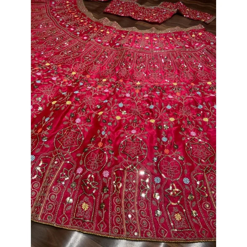 Designer Bollywood Party Wear Look Attractive Malay Satin Silk Lehenga Choli party lehnga