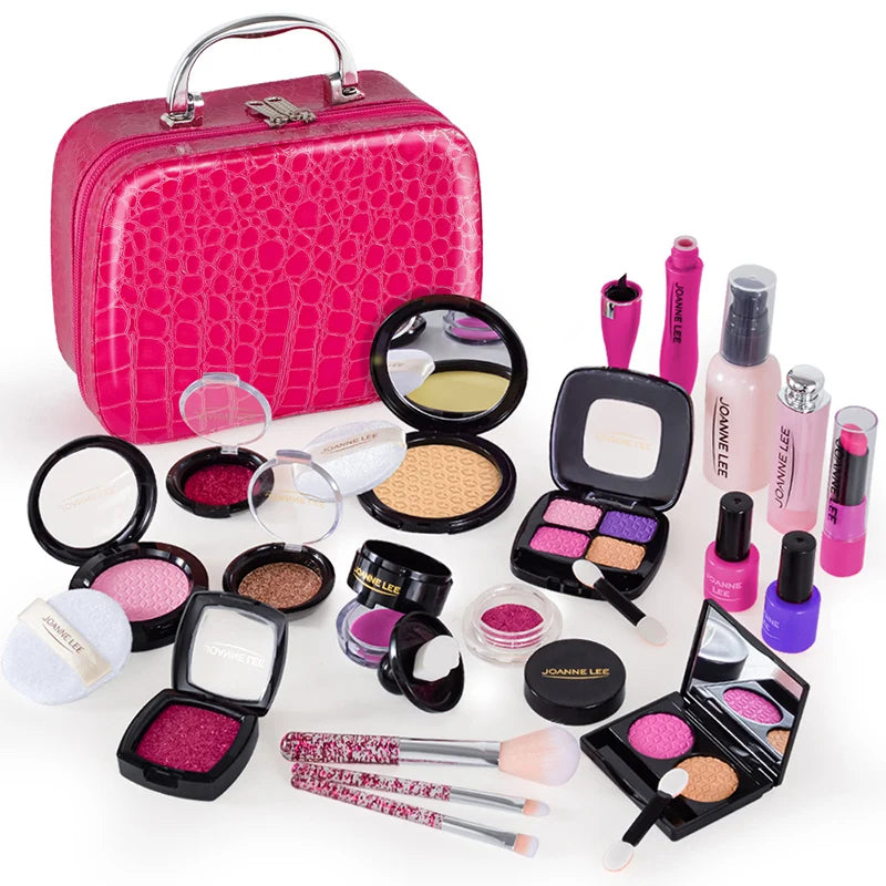 Kids Toys Simulation Cosmetics Set Pretend Makeup Toys Girls Play House Simulation Make up Educational Toys for Girls Fun Game kids makeup