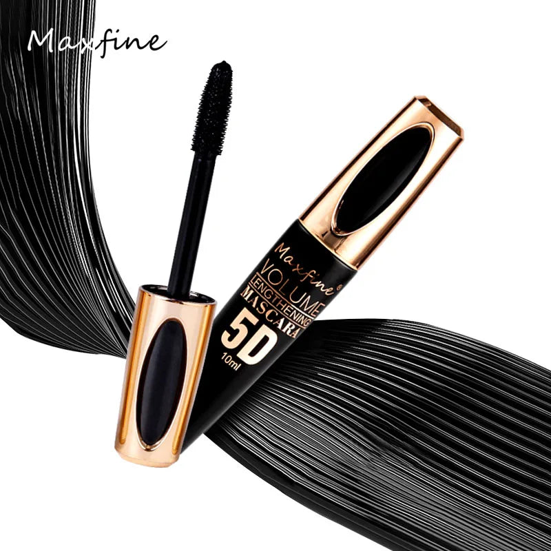 5D Silk Mascara with Big Eyes, Strong and Lasting Black Content and Length, Waterproof and Non-caking, and Prolonged Mascara eyes