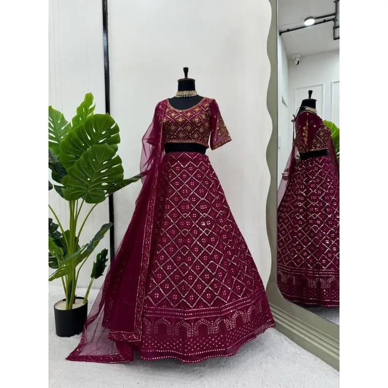 Designer Lehenga CholI Bollywood Wedding Party in India Pakistani Wear Readymade party lehnga