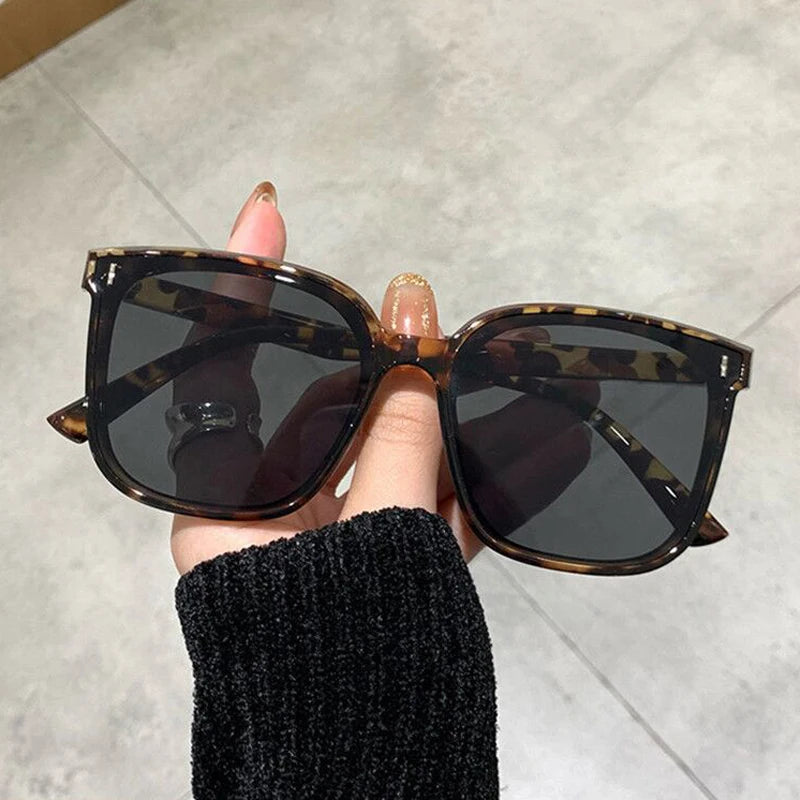 Vintage Square Sunglasses Women Oversized Sunglass Men Retro Black Sun Glasses Shades Goggle UV400  Oculos De Sol Glasses