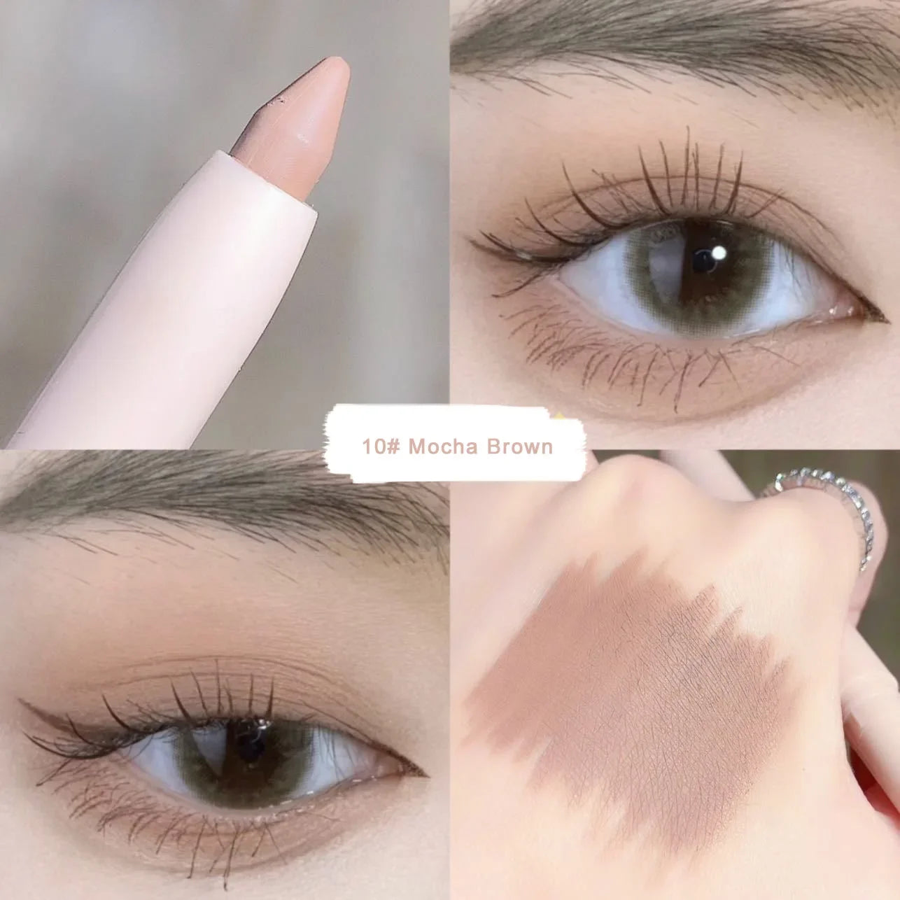 Eye Shadow Lying Silkworm Highlighter Pen Korean Eyes Makeup Matte White Pearl High-gloss Brightening Glitter Eyeshadow Stick eyes