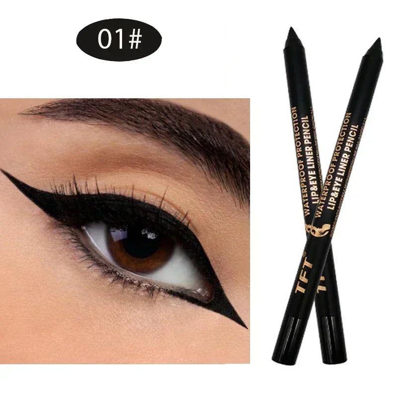 Waterproof Eyeliner Long Lasting Pencil Colourful Pigment Blue Black White Color Gel Eye Liner Pen Makeup Eye Beauty Cosmetics eyes