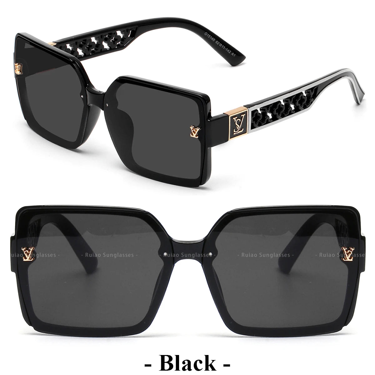 Luxury square designer fashion big sunglasses for women glasses brand woman women's retro shades UV400 sunglasses eyewear Glasses