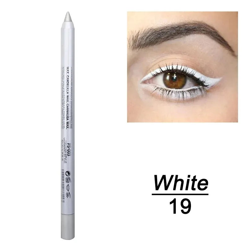 Makeup Long-lasting Not Blooming Eyeliner Pencil Waterproof Pigment Eyeshadow Eye Liner Pen Women Fashion Color Make Up Tools eyes