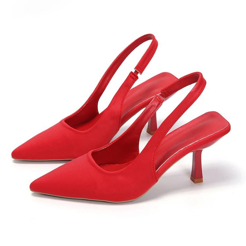 Women High Heels Luxury Pointed Toe Women's Pumps Fashion Shallow Sandals Stiletto Heel shoes