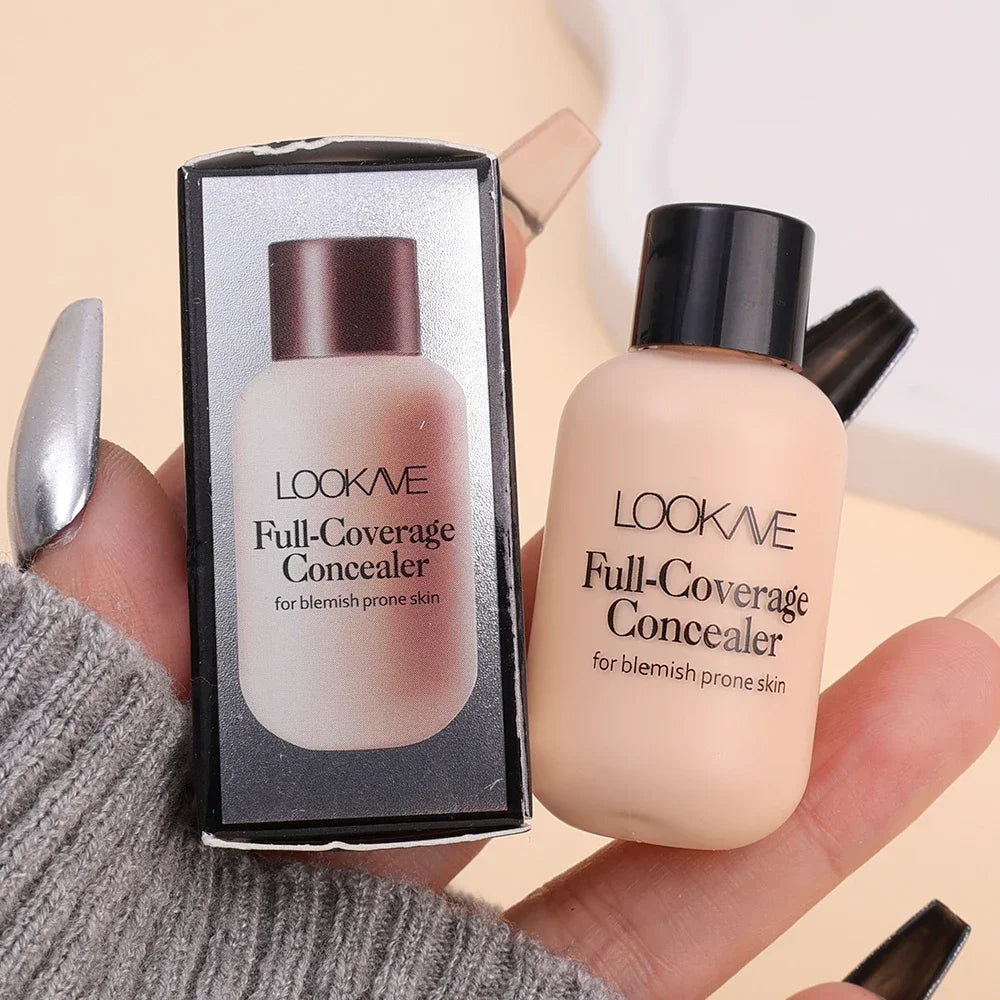 Full Cover Liquid Concealer Cream Makeup 12ML Invisible Eye Dark Circles Cream Face Foundation Waterproof Make Up Base Cosmetics eyes