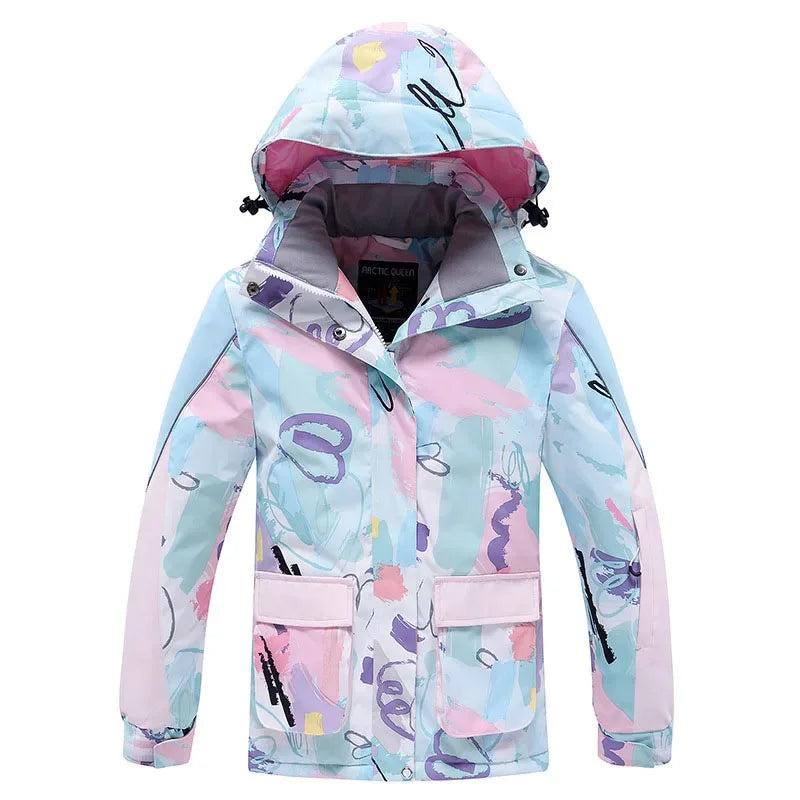 Ski Jacket for Children Windproof Waterproof Warm Snow Coats Girls Boys Winter Outdoor Sports Skiing Snowboarding Jacket boys jackets and coats