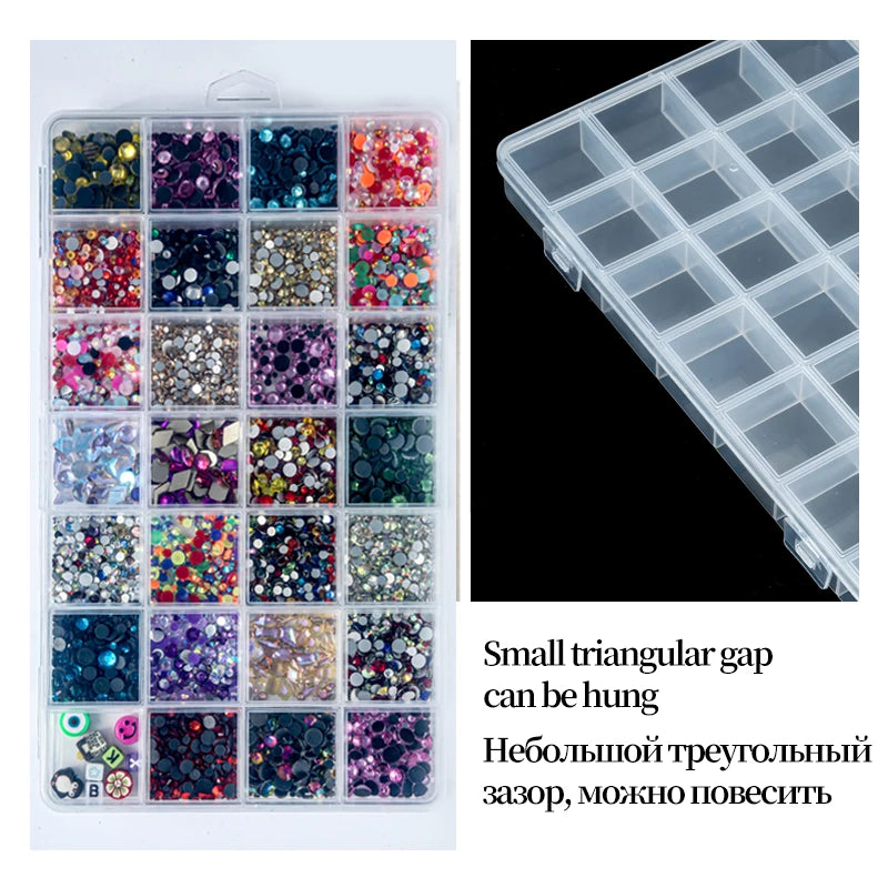 Plastic Organizer Storage Box  Container Jewelry Box with Adjustable Dividers for Beads Art DIY Crafts Jewelry Fishing Tackles jewellery box