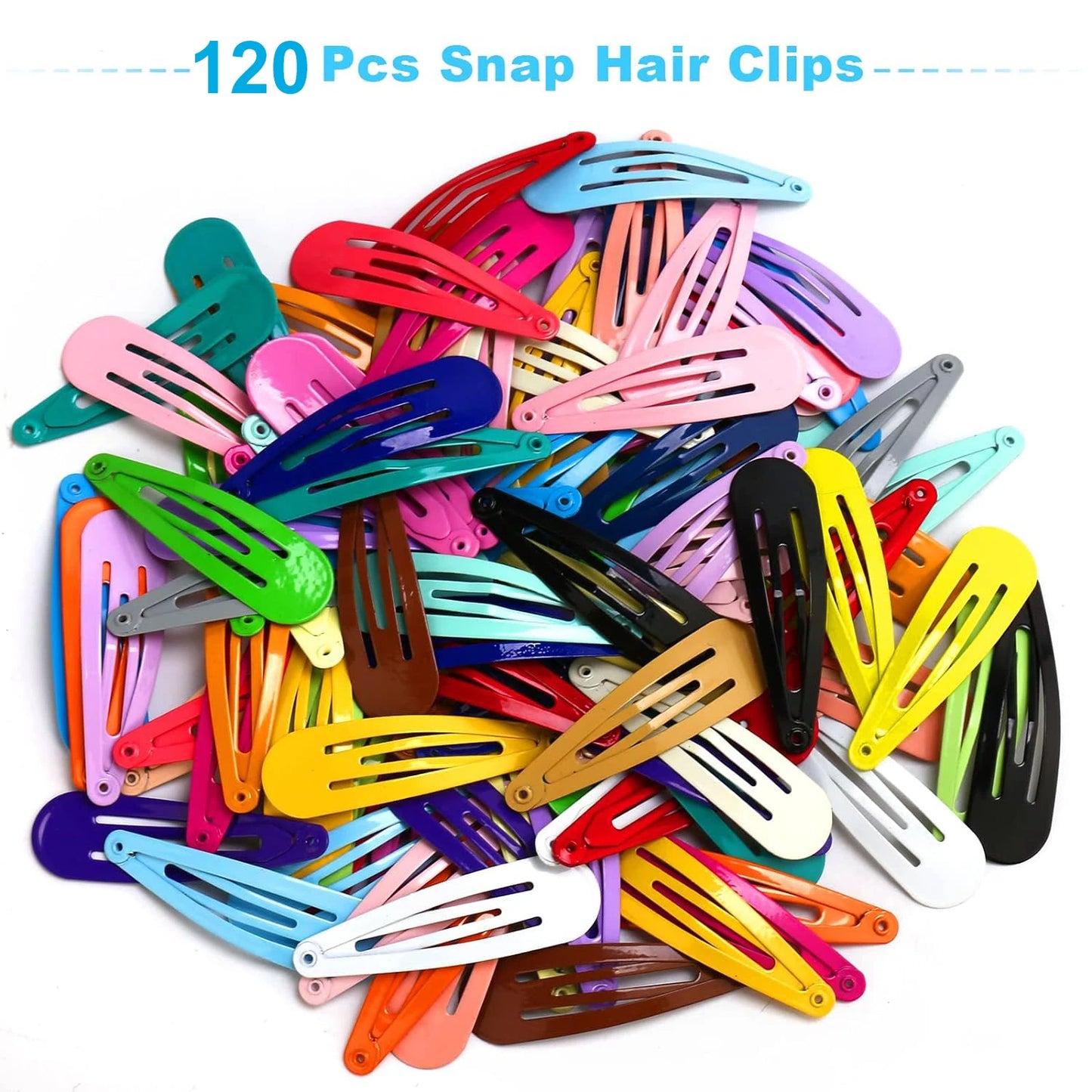 120/80/60Pcs Colorful BB Hair Clips for Girls Water Drop Shape Hairpin Princess Barrette Simple Snap Clip Girls Hair Accessories   hairclips