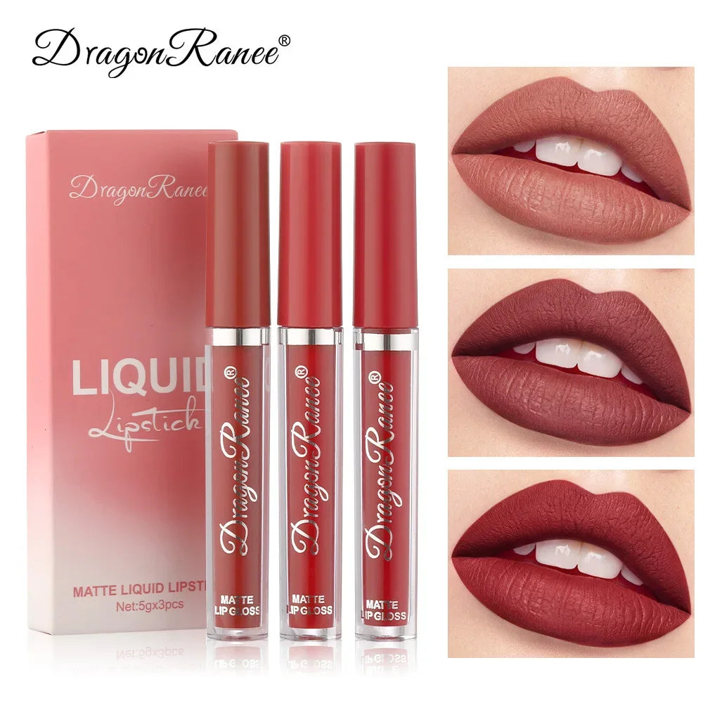 Lipsticks Set Make Up For Women Beauty Cosmetics Matte Lipsticks Waterproof Long lasting The Best Liquid Lip Tint Stain  lips