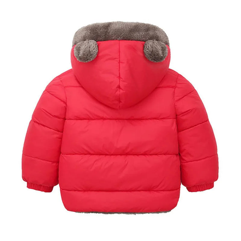 Boys Jackets Children Hooded Outerwear Girls Warm Jacket Children Clothing Baby Outerwear Fashion Kids Zipper Coat Jacket boys jackets and coats