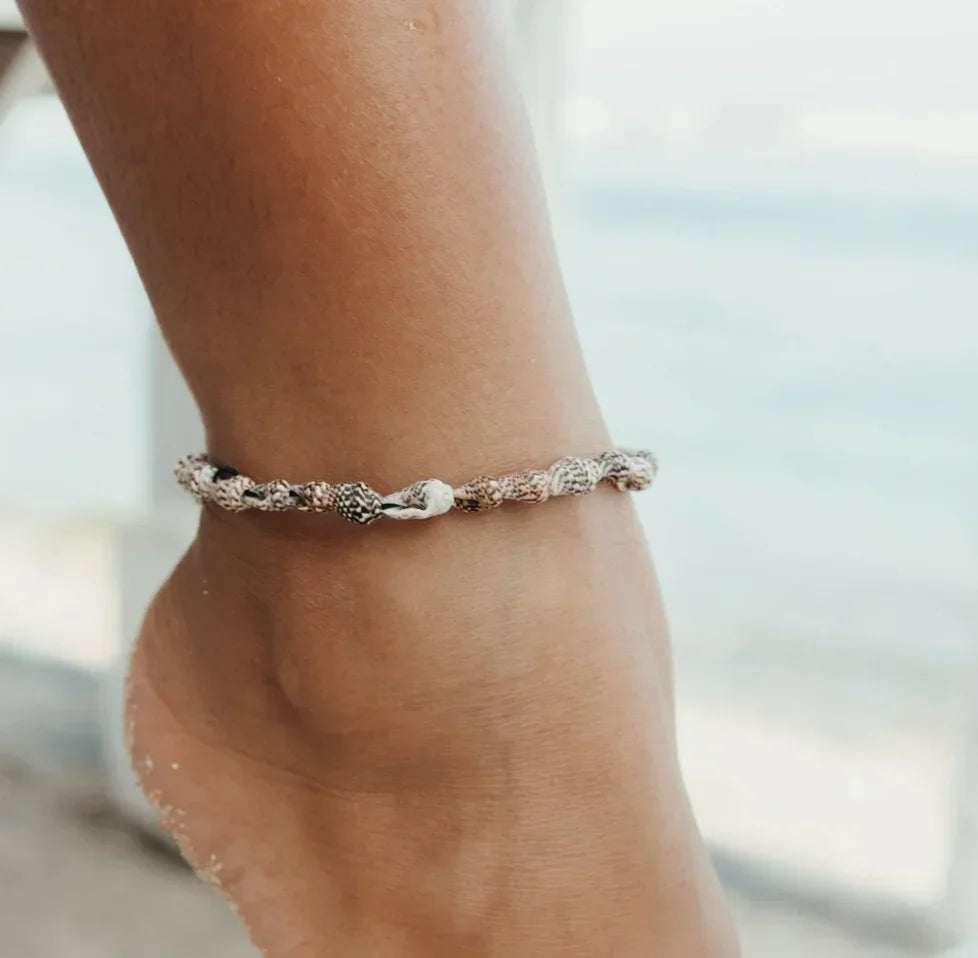 Starfish & Conch Decor Anklet