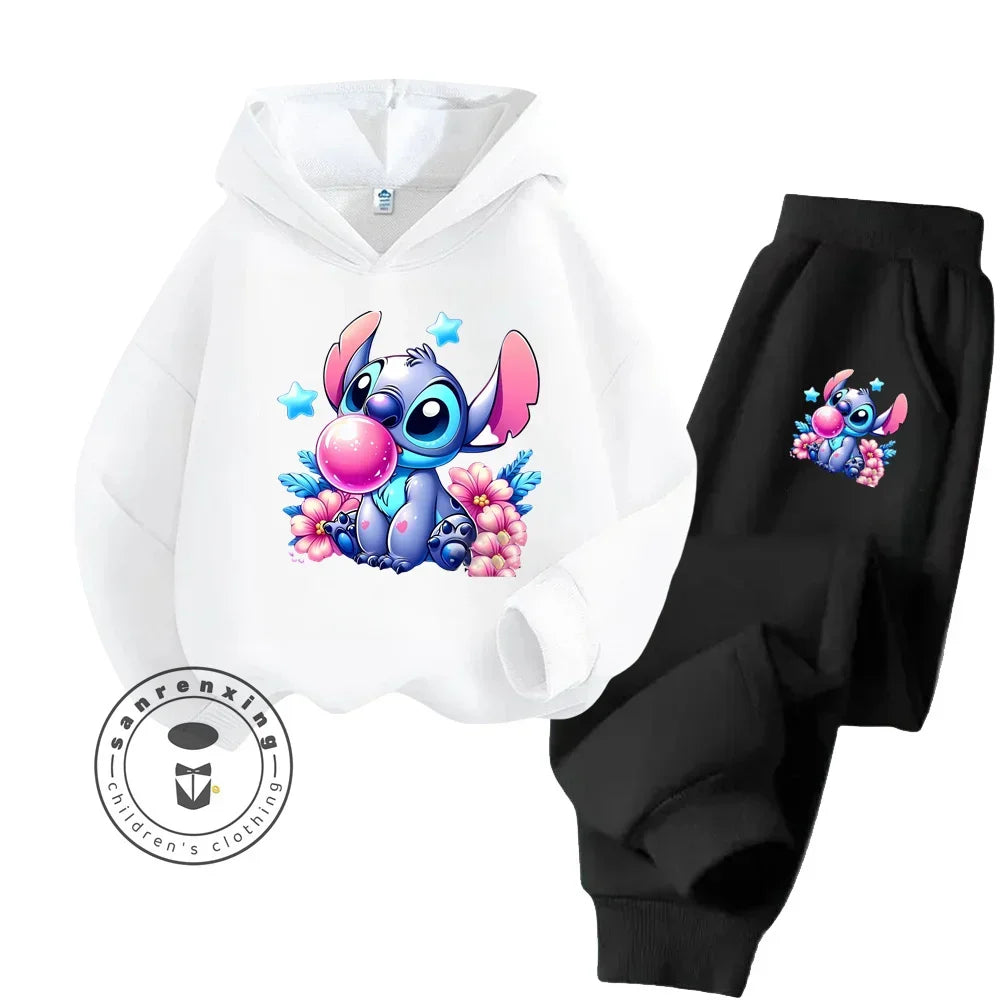 Cheap Popular Simple Stitch Long Sleeve Boy Girl Casual Wear Fun Graphics Everyday Style Energetic Spring Fall Sweatshirt Set boys dress