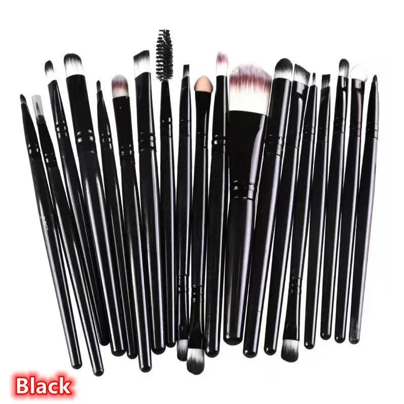 20PCS Makeup Brushes Set Professional Plastic Handle Foundation Eyeshadow Make Up Brushes makeup accessories