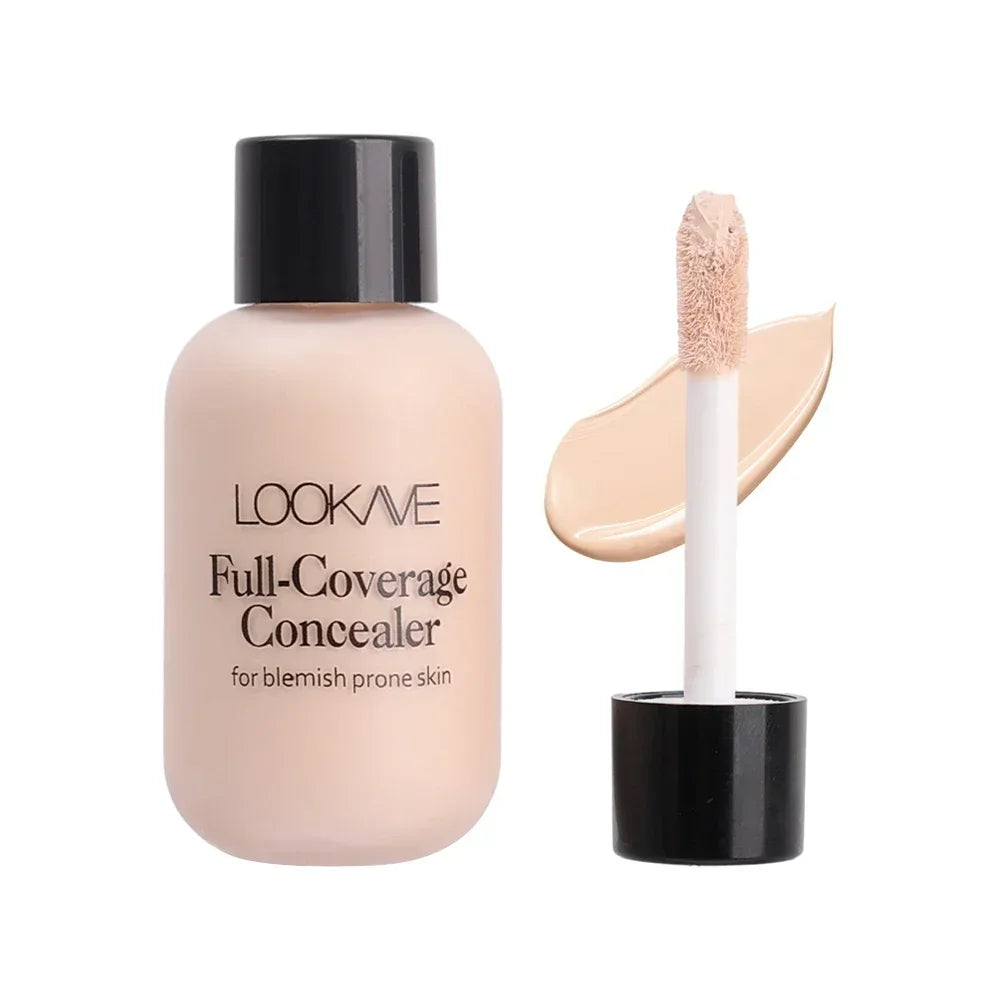 Full Cover Liquid Concealer Cream Makeup 12ML Invisible Eye Dark Circles Cream Face Foundation Waterproof Make Up Base Cosmetics eyes