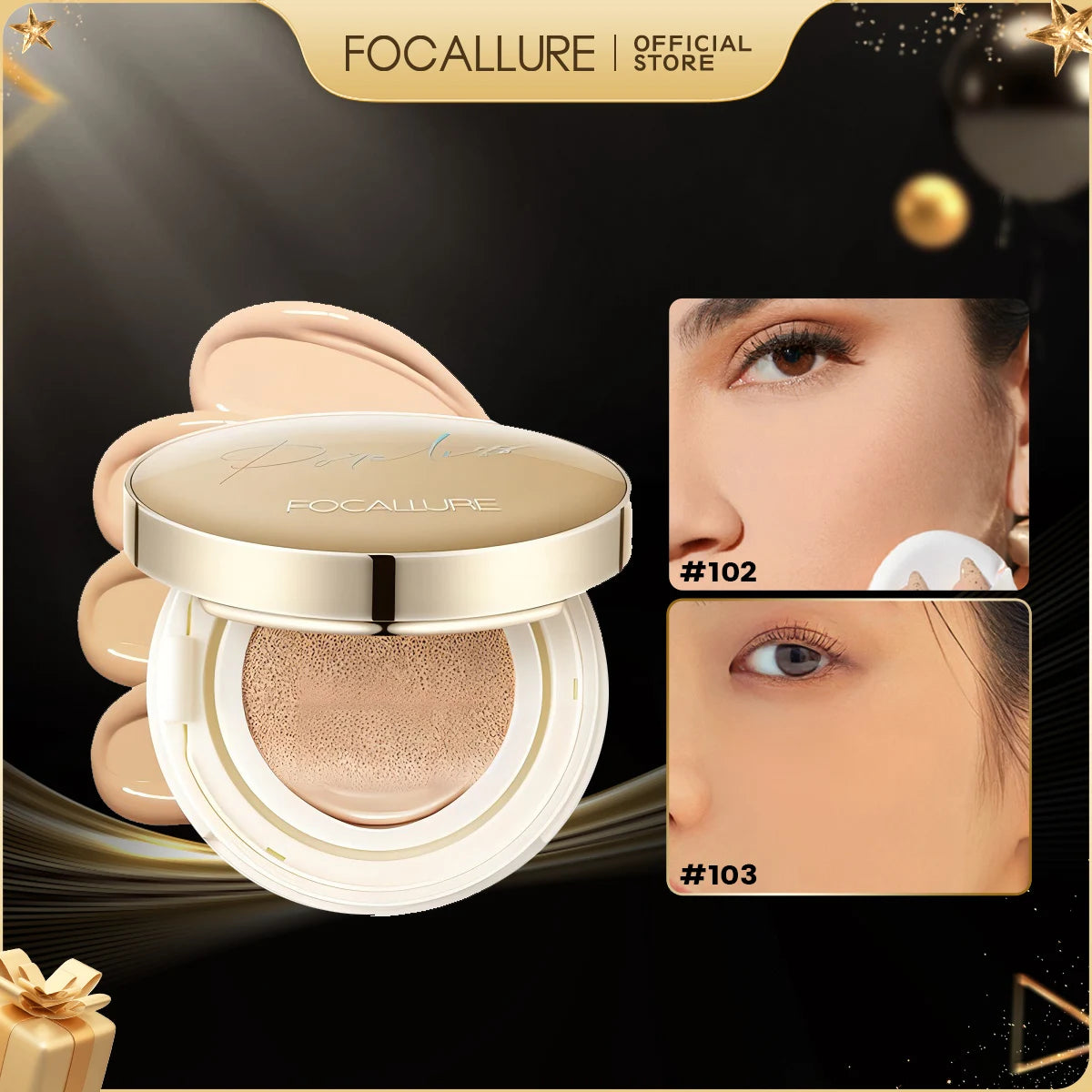 Waterproof Matte Air Cushion Poreless BB＆CC Cream High Coverage Oil-control Soft Face Makeup Foundation Base Cosmetics face