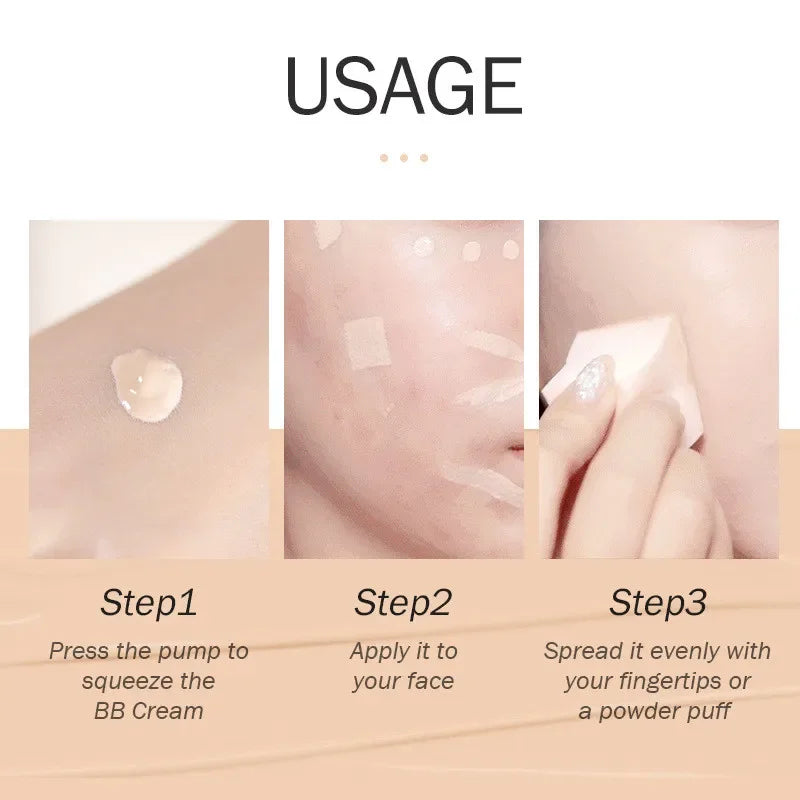 BB Cream Base Makeup Long Lasting Waterproof Brighten Skin Tone Cover Blemishes 30ml Concealer Foundation Liquid Face Makeup face