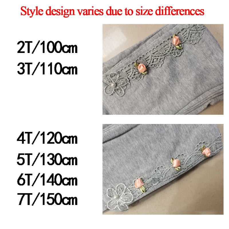 Spring Girls Leggings Cotton Trousers Fille Kids Pants Girls Pants Skinny Print Cartoon Pattern Children Leggings Trousers bottoms girls