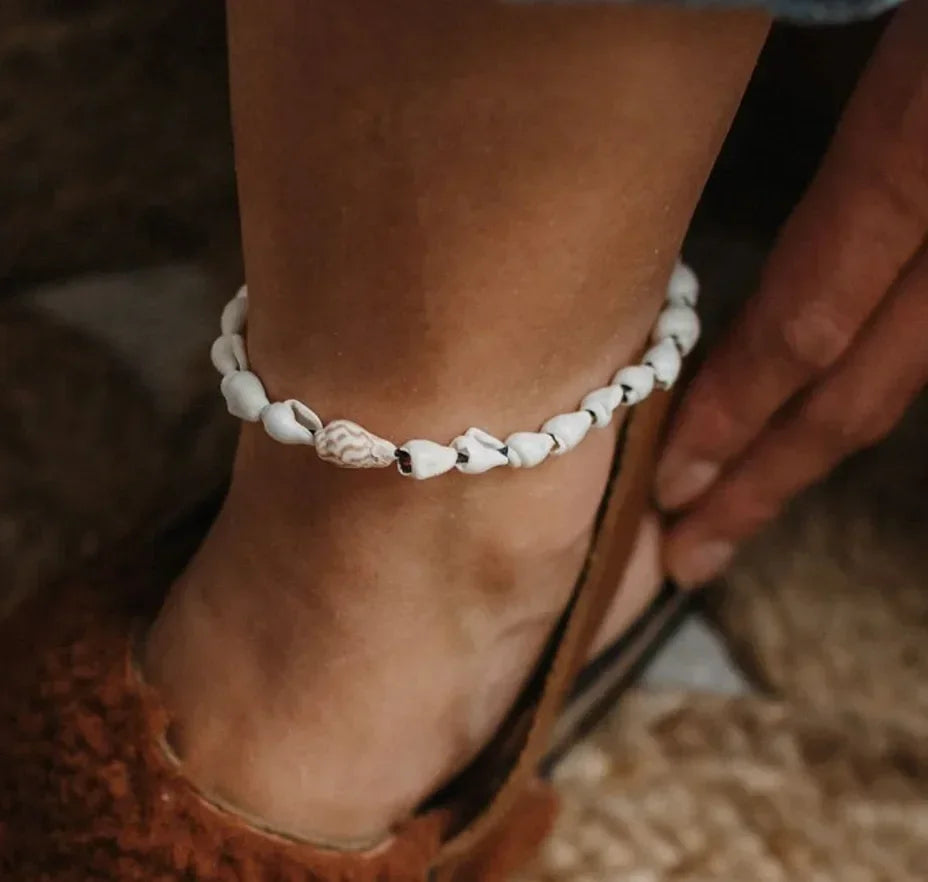 Starfish & Conch Decor Anklet